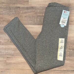 Cat & Jack Heather Gray Kids Cozy Leggings